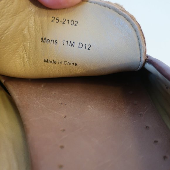 Mens Johnston & Murphy Brown Leather Flex Driving Loafers 11 * - Picture 10 of 12